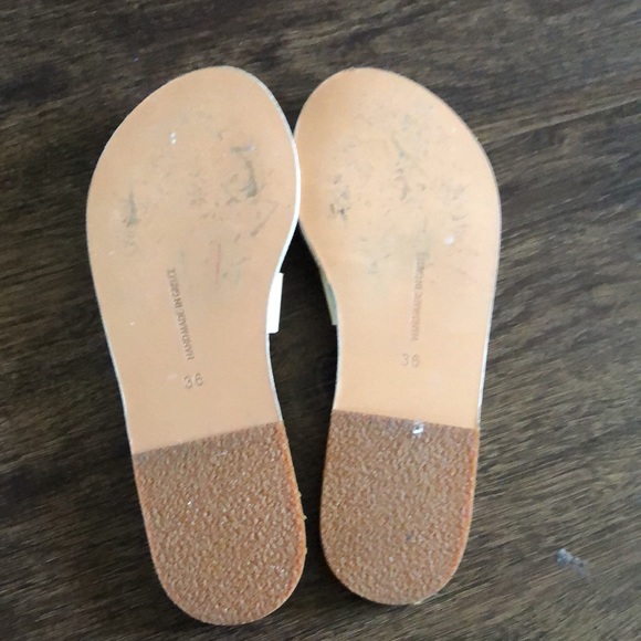 Ancient Greek Sandals Desmos White Flats size 36 - Picture 4 of 6